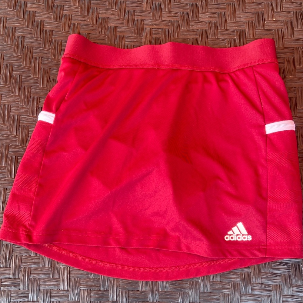 Adidas Vibrant Red Sports Skirt